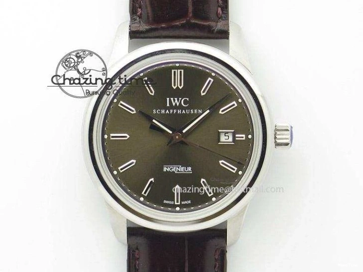 MIROTIME 0218 Compact Portugieser Perpetual Calendar IW503302 RG V9F 1:1 Best Edition White Dial on Brown Leather Strap A 7113